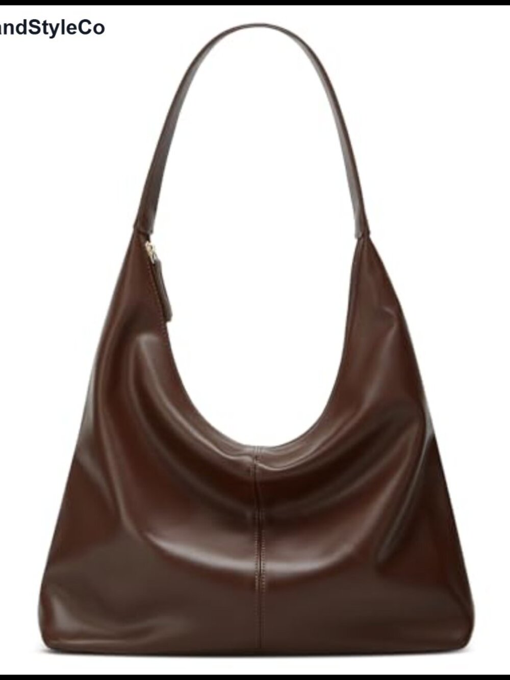Faux Leather Hobo Shoulder Bag Women Crossbody Purse Tote Handbag